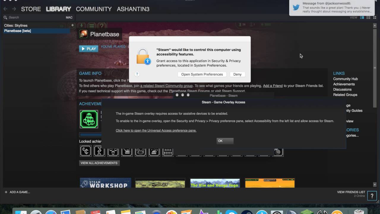 Planetbase Class S Suicide Planet Steam Wants to Control my Computer!