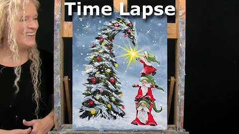 KERSTBOOMKABONNEN Leer tekenen en schilderen met acrylverf - Eenvoudige beginnershandleiding voor...