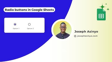 How to create radio buttons in Google Sheets