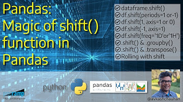 Python Pandas: Taking advantage of shift() method in Pandas to process rows and columns