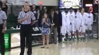 Madison DeFrank (Claxton) National Anthem Ohio University