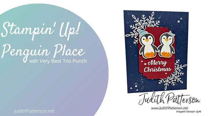Stampin' Up! Penguin Place Christmas Card