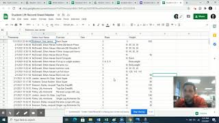 How to Create a Custom Weight Lifting or Exercise Tracking Mobile App Using Google Spreadsheets screenshot 3