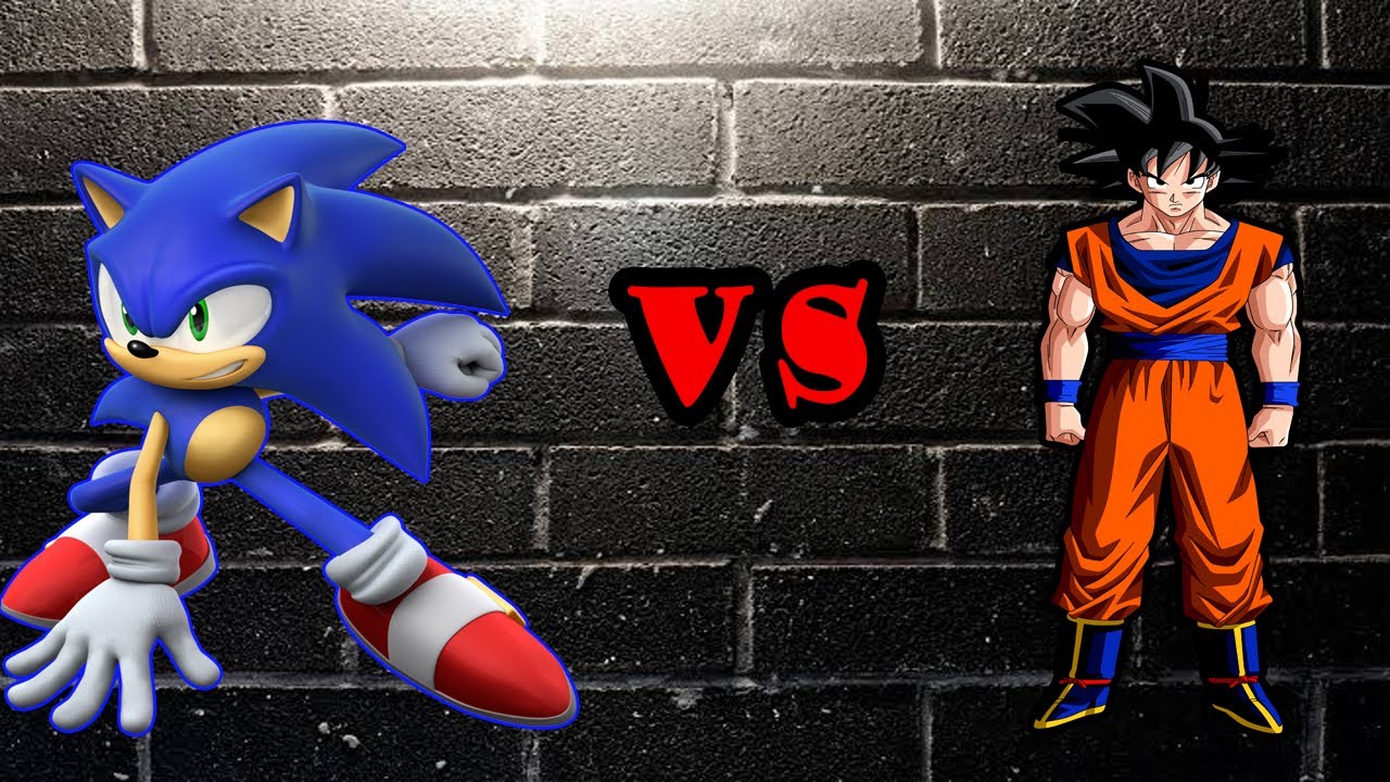 Sonic vs goku. 