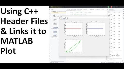 CLION Using C++ Header Files and links it to MATLAB Plot #cpp #clion #matlab #cpplus #cppprogramming