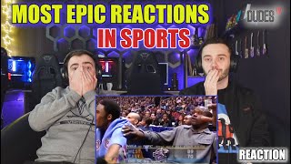 Most Epic Reactions In Sports | FIRST TIME REACTION