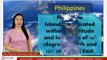 GRADE 7 SCIENCE Q4 - COORDINATE SYSTEM