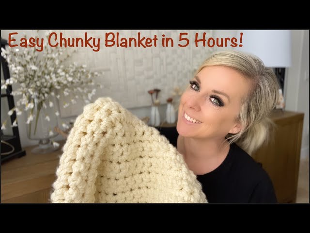 How to Crochet a Super Chunky Blanket