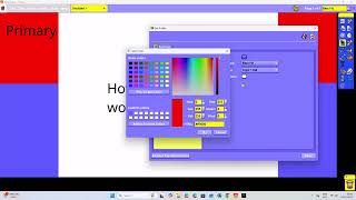 How to change the world colour in Activinspire (Primary and Studio)