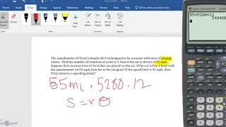 3.2 - Arc length application [Math 152]