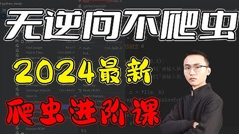 【2024最新B站最全python爬虫教程】进阶爬虫大神只要这套就够了！（JS逆向/小程序逆向/APP逆向）
