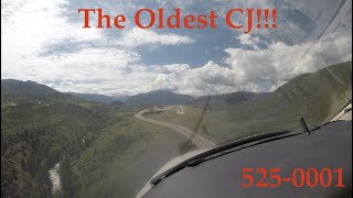 Flying the very first Citation CJ into Aspen  Private Jet Flight into Aspen