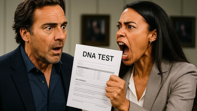 Test results show Daphne is Ridge's daughter, the mysterious woman returns to claim the shares - YouTube