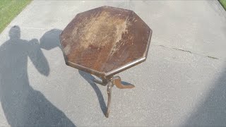 Restoring An Old Forgotten Table To Better Than New