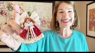 Winterly Mini Angel Ornament
