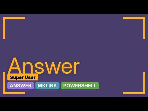 Trying to make a symbolic link to a Powershell script