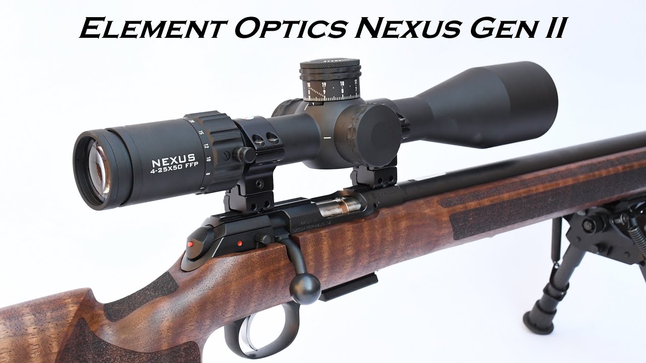 Element Optics Nexus Gen II 4-25x50 FFP APR 2D MRAD, Full Review 