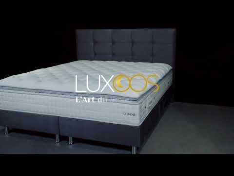 Literie Luxoos - Matelas Luxoos Loundge "Palace" et Sommier ConfortBox