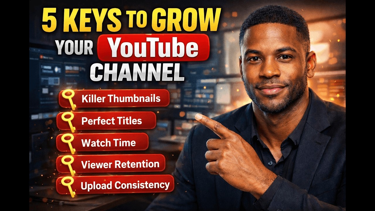 5 Keys to Grow Your YouTube Channel FAST (2026 Strategy) - YouTube