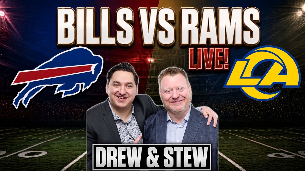 Los Angeles Rams vs Buffalo Bills MNF LIVE w/ Drew & Stew