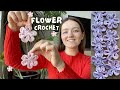 🌸 How to: CROCHET A FLOWER + connect as you go | beginner friendly tutorial