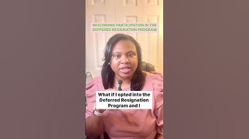 Deferred Resignation Program FAQ