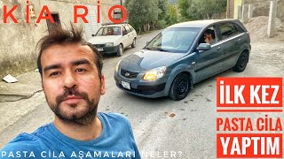 İLK KEZ PASTA CİLA YAPTIM | KİA RİO BOYASI MÜKEMMEL OLDU | POLİSAJ MATKAP APARATI | FARECLA G3