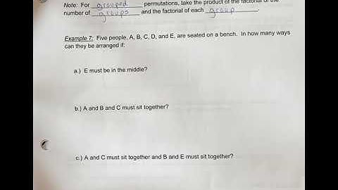 Permutations with constraints