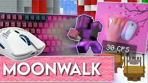 MOONWALKING In Bedwars (Handcam) - ASMR Keyboard and Mouse Sounds | Hypixel Bedwars Edition