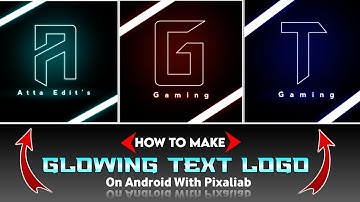 How to Make Neon Glowing Text Logo inPixellab || Create Glowing Neon Text ||Text Logo Tutorial 2023