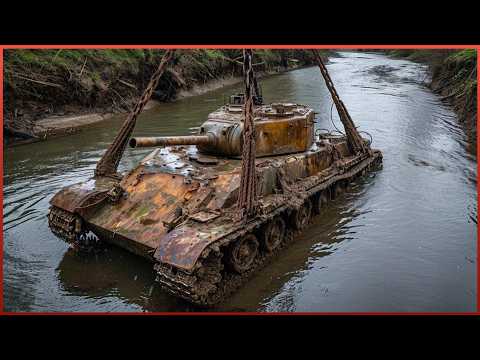 Uzmanlar Nehirden WW2 Tankı Kurtarıyor | Bir WW2 Tankı Çalışacak mı? by @Vasyl54