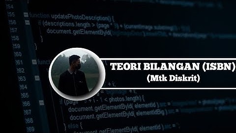 ISBN (Aplikasi Teori Bilangan), Matematika Diskrit