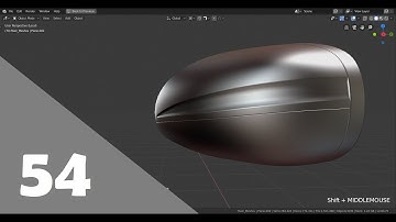 Blender 2.8 Car Modeling Tutorial - Part 54 (Side Mirrors - Part A)