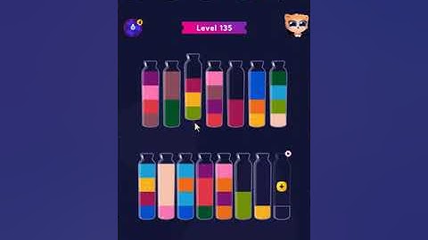 Get Color  -  Water Sort Puzzle level 135 | Mobile Games