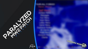 [MW2/1.14]Paralyzed Patch Menu PS3