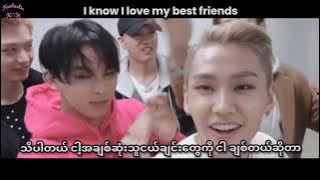 [Full HD] BTOB - Friend FMV Myanmar Sub Hangul Lyrics Pronunciation