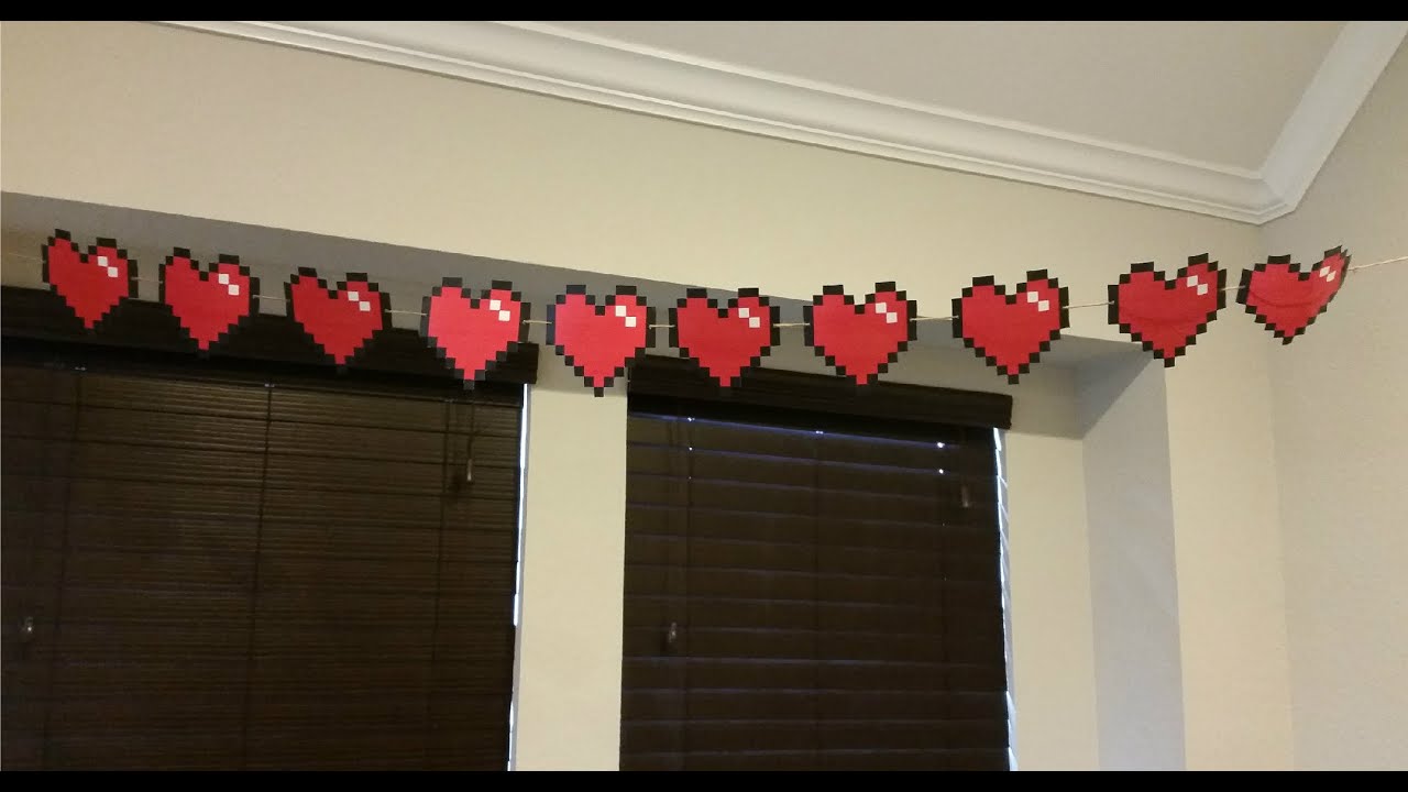 DIY Legend of Zelda Birthday Banner