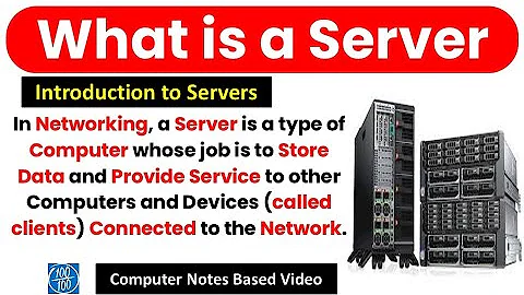 What is Server, types of servers in networking, what is server in computer, types of server