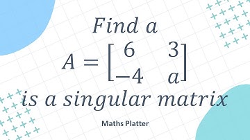 AP Calculus BC | CBSE Class 12 Maths | Linear Algebra: How to Find 