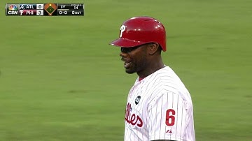 ATL@PHI: Howard ropes bases-clearing double to center