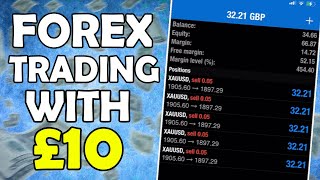 How To Trade FOREX with $10!! (Grow small accounts)