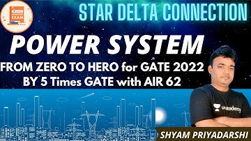 POWER SYSTEM | PHASE ANALYSIS | STAR DELTA CONNECTION | GATE/ESE | SHYAM SIR
