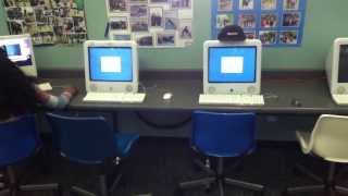eMac Boot Race at School