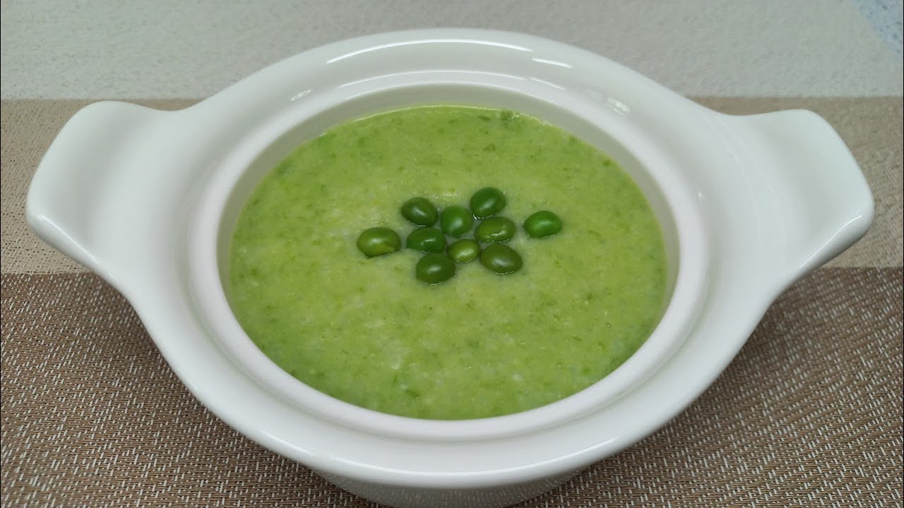 완두콩죽 Green Peas Porridge 완두콩 보관법 영양만점 완두콩죽 만들기^^ YouTube