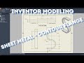 Complete Inventor Modeling and Drafting - Sheet Metal Contour Flange
