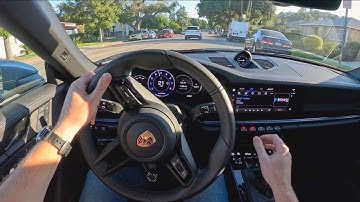 2025 Porsche 911 Carrera T Cabriolet - POV Test Drive (Binaural Audio)