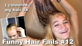 Funny Hair Fails #12 - Amazing Compilation - Don't try this @ Home
