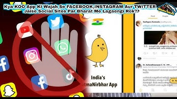 KOO-App Ne Kaisey Ki FACEBOOK,INSTA Aur TWEETER Ki Chootti?|Me Tv|