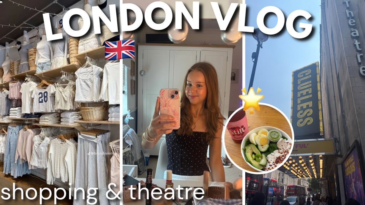 LONDON SHOPPING AND THEATRE TRIP🇬🇧🚂🛍️ *hauls, bday trip, clueless*