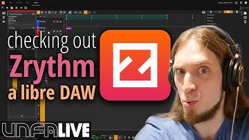 Making a funky song in Zrythm (unfa live 2021-08-01)